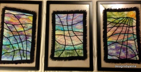Fiber Triptych